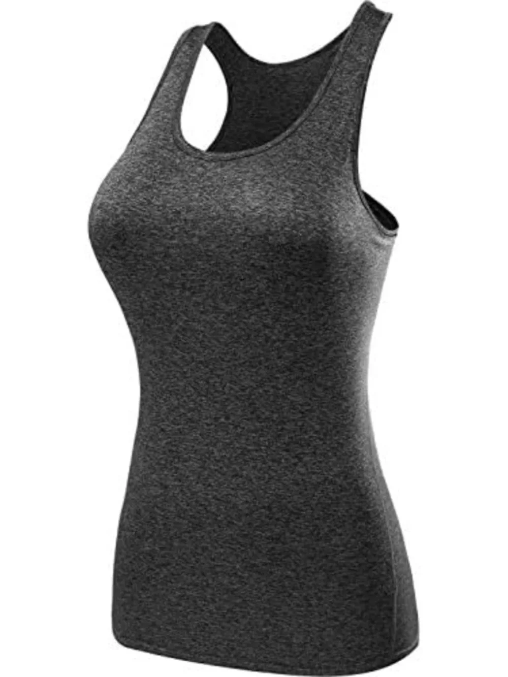 Women's 3 Pack Compression Dry Fit Tank Tops - Activewear, Workout, Fitness Tops